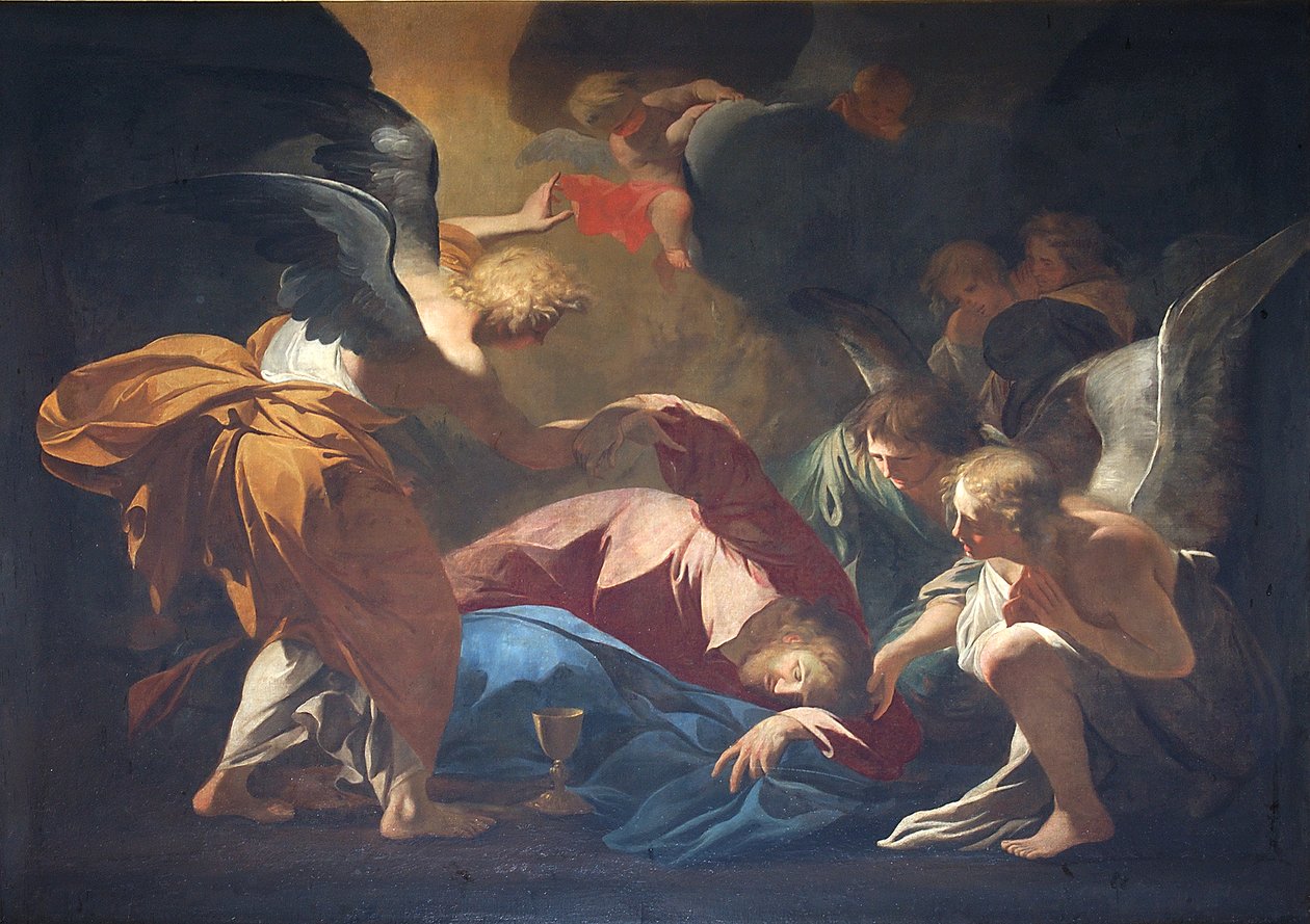 Jeesus Getsemanen puutarhassa tekijältä Andrea Pozzo