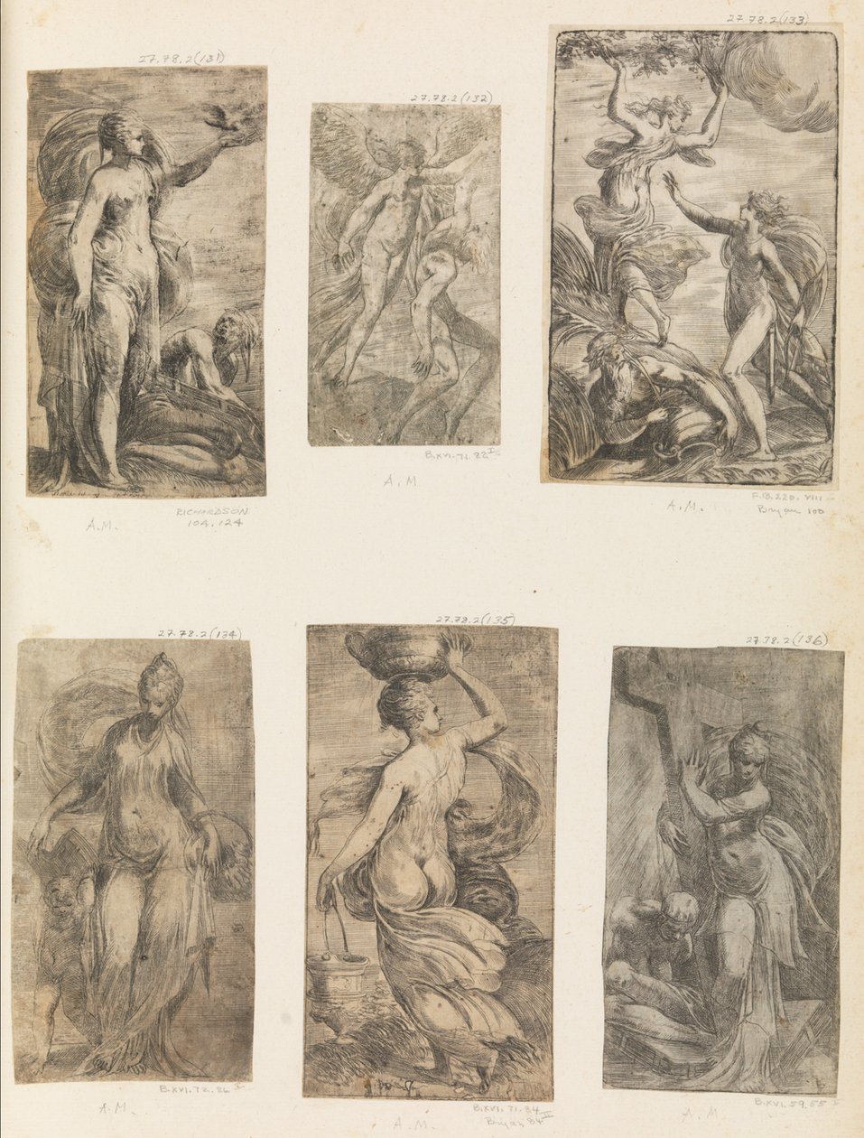 Apol·lo i Dafne, ca. 1538-40 . finlandès tekijältä Andrea Schiavone