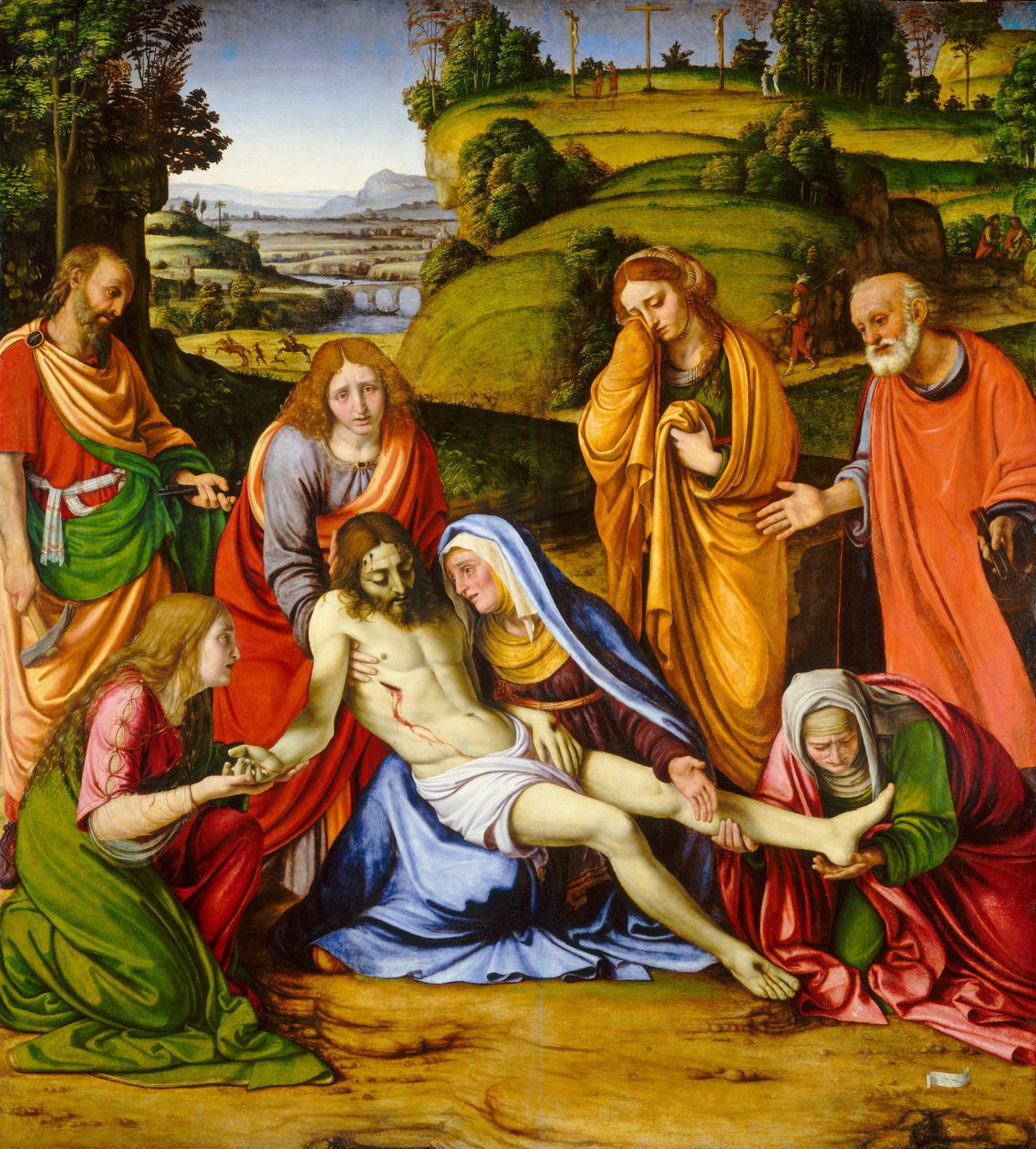 Valitus, c. 1505-1507. tekijältä Andrea Solario