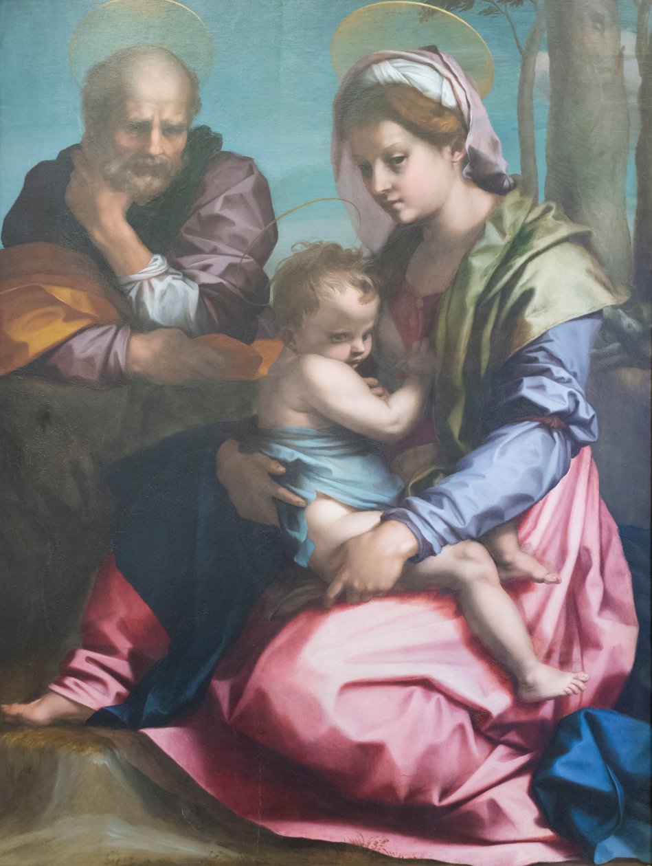 Pyhä perhe tekijältä Andrea del Sarto