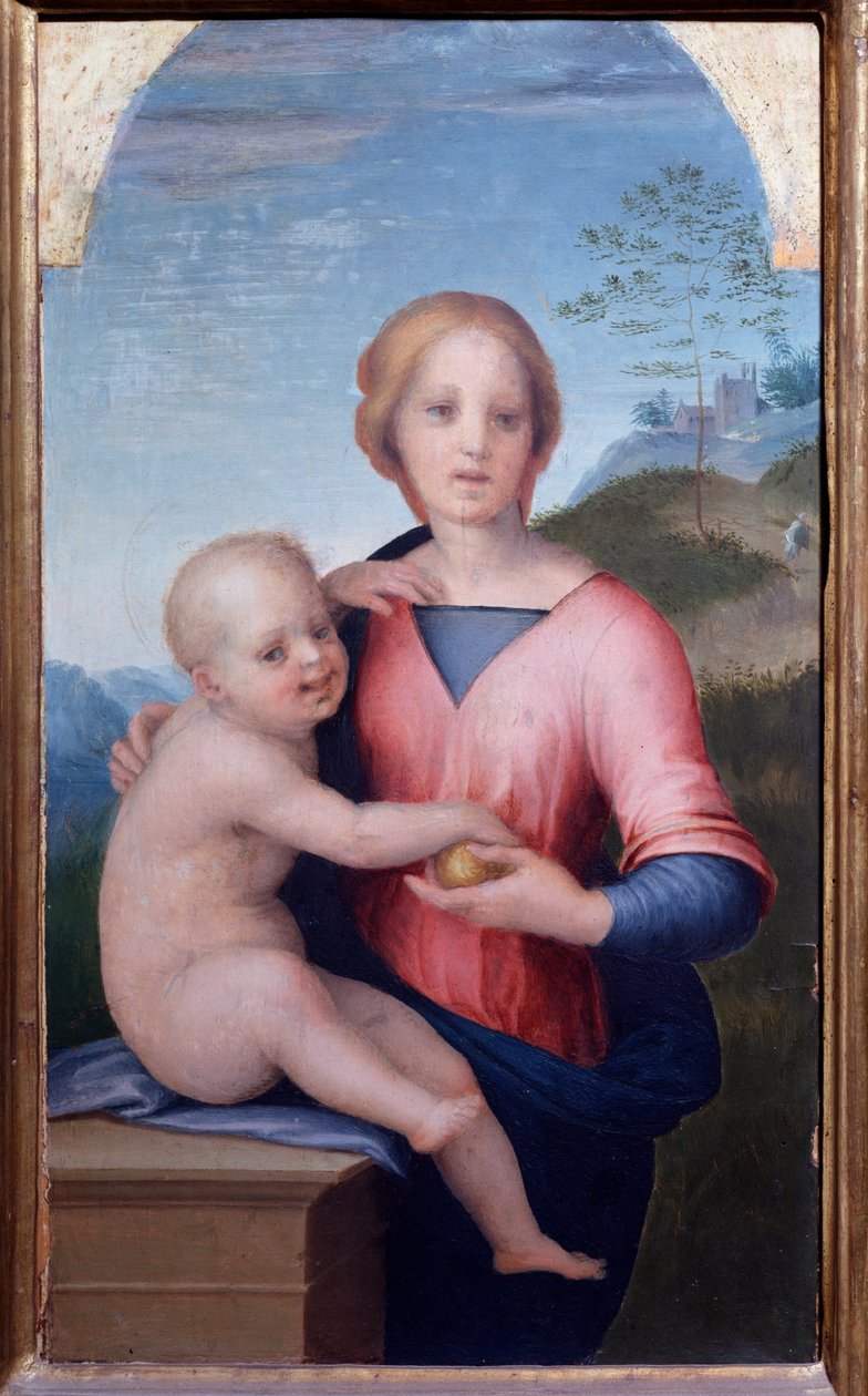 Neitsyt lapsen kanssa (maalaus tekijältä Andrea del Sarto