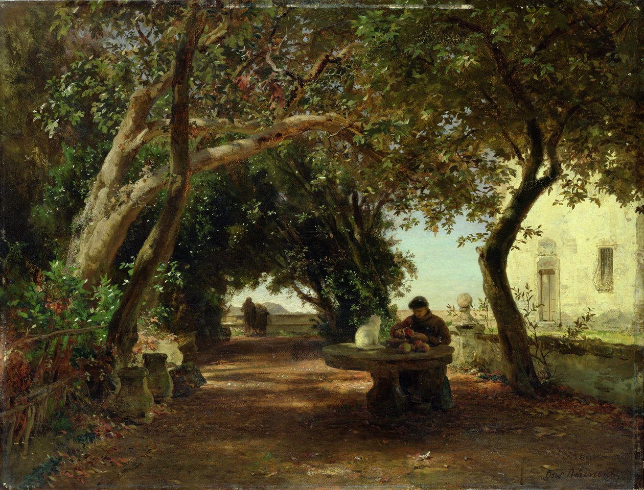 Italian luostarit tekijältä Andreas Achenbach