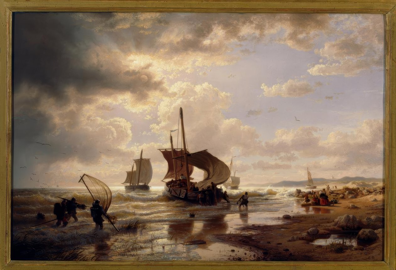 A. Achenbach, selkeä sää tekijältä Andreas Achenbach