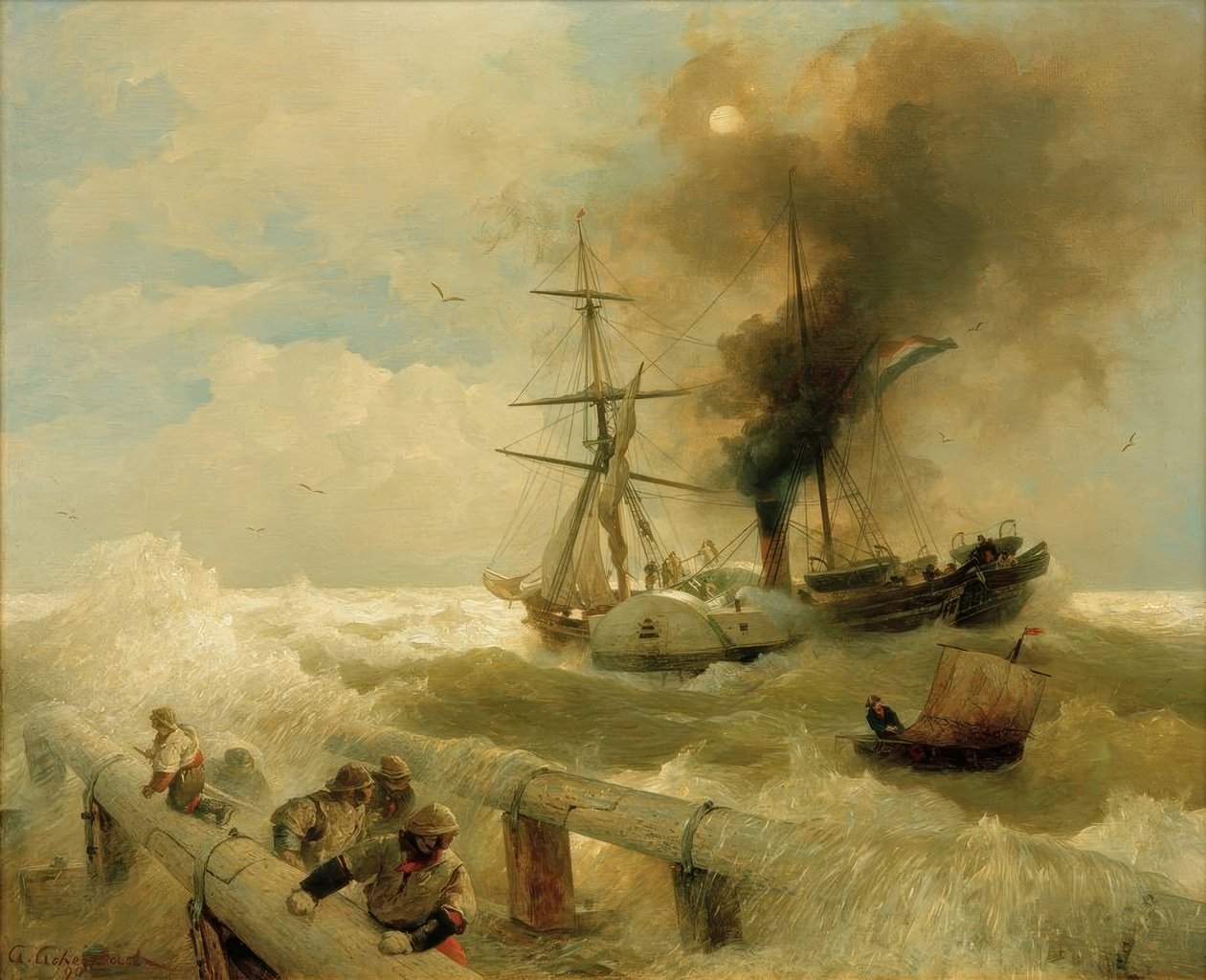Seesturm tekijältä Andreas Achenbach