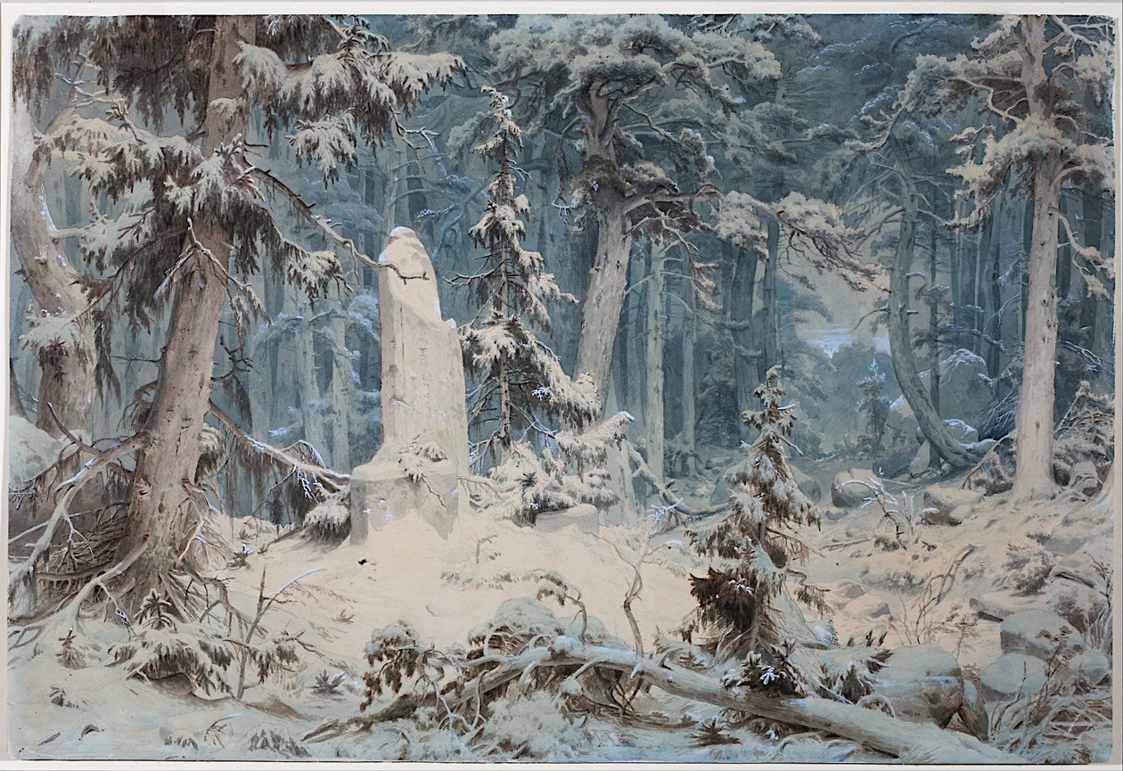 Luminen metsä tekijältä Andreas Achenbach