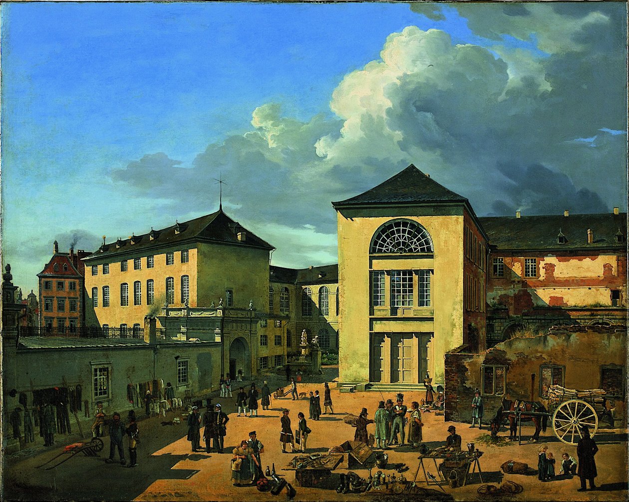 Düsseldorfin vanha akatemia tekijältä Andreas Achenbach