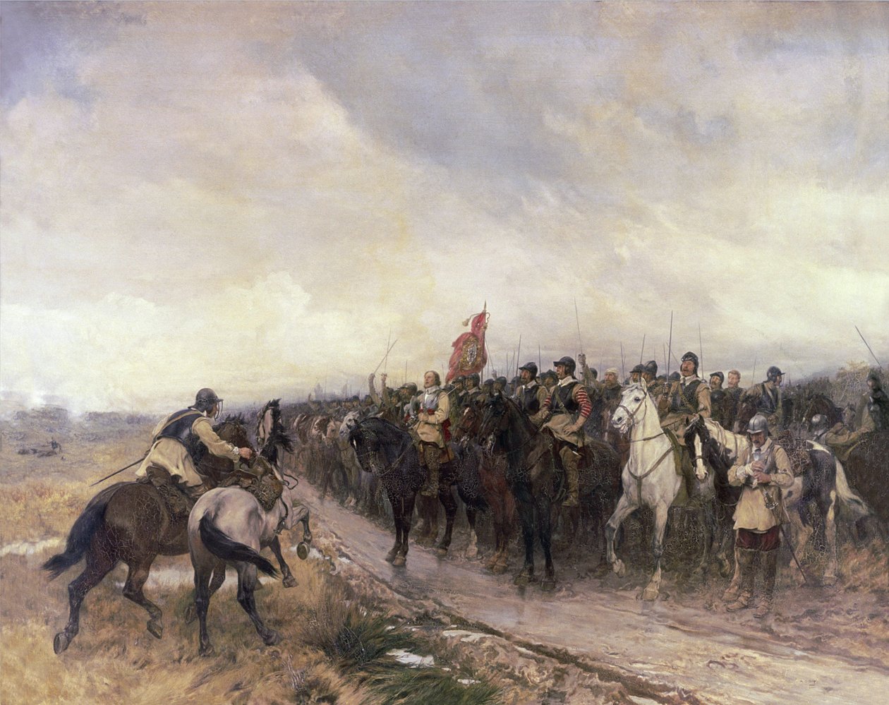 Cromwell Dunbarissa, 1650 tekijältä Andrew Carrick Gow