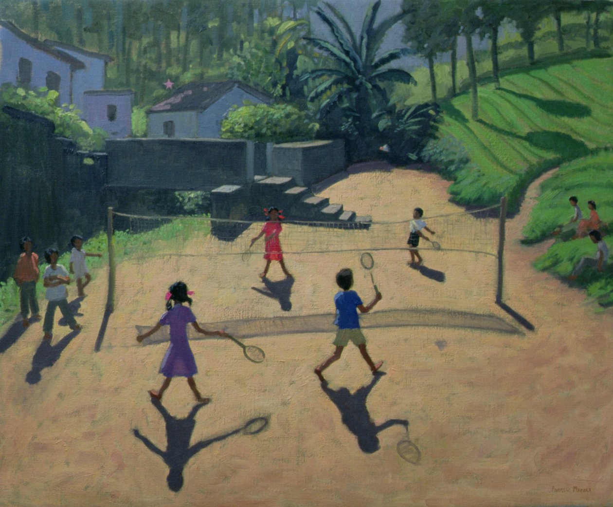 Sulkapallo, Coonoor, Intia tekijältä Andrew Macara