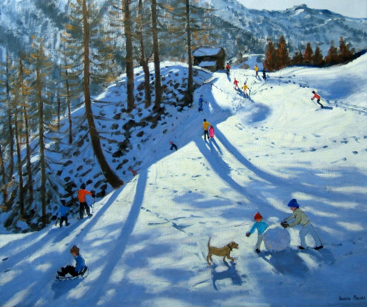 Suuri lumipallo, Zermatt tekijältä Andrew Macara