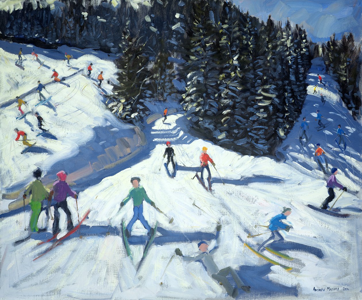 Keskiaamu rinteellä, 2004 tekijältä Andrew Macara