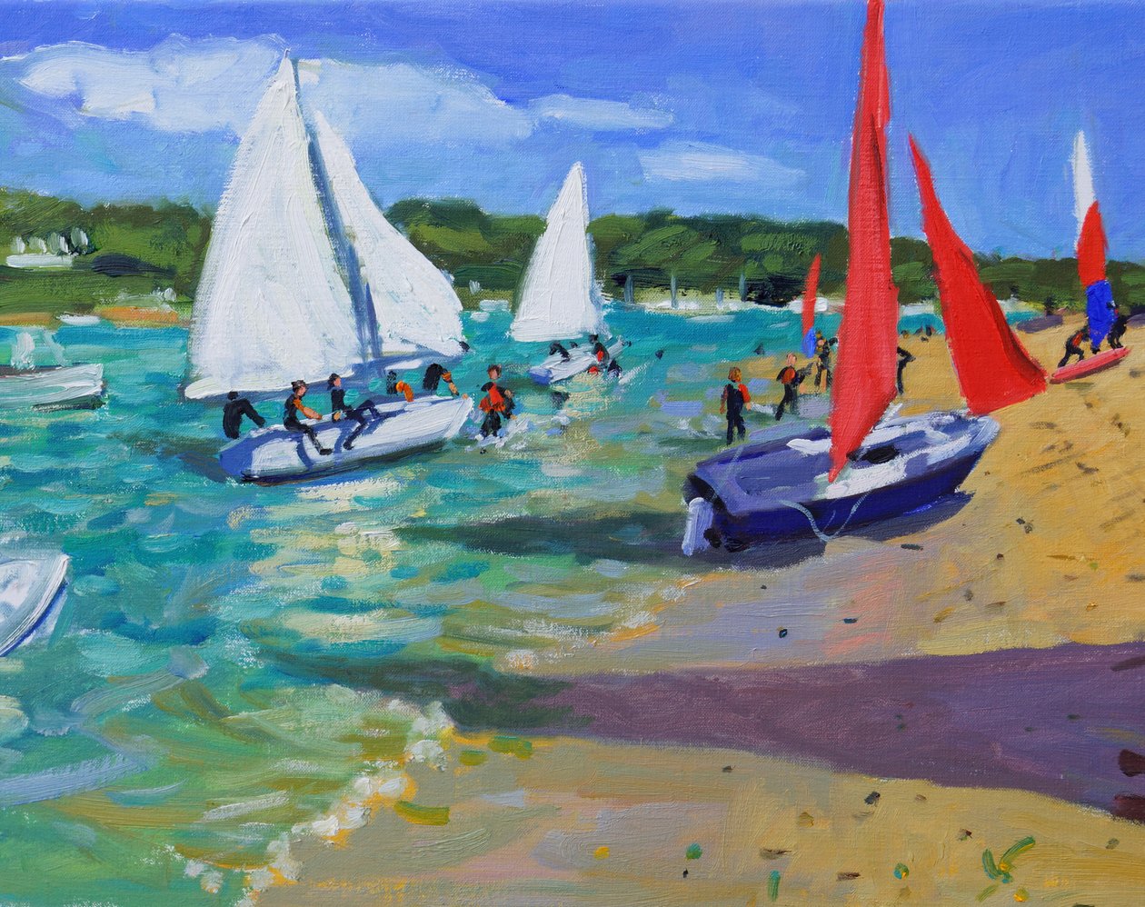 Purjeveneet, Salcombe, tekijältä Andrew Macara