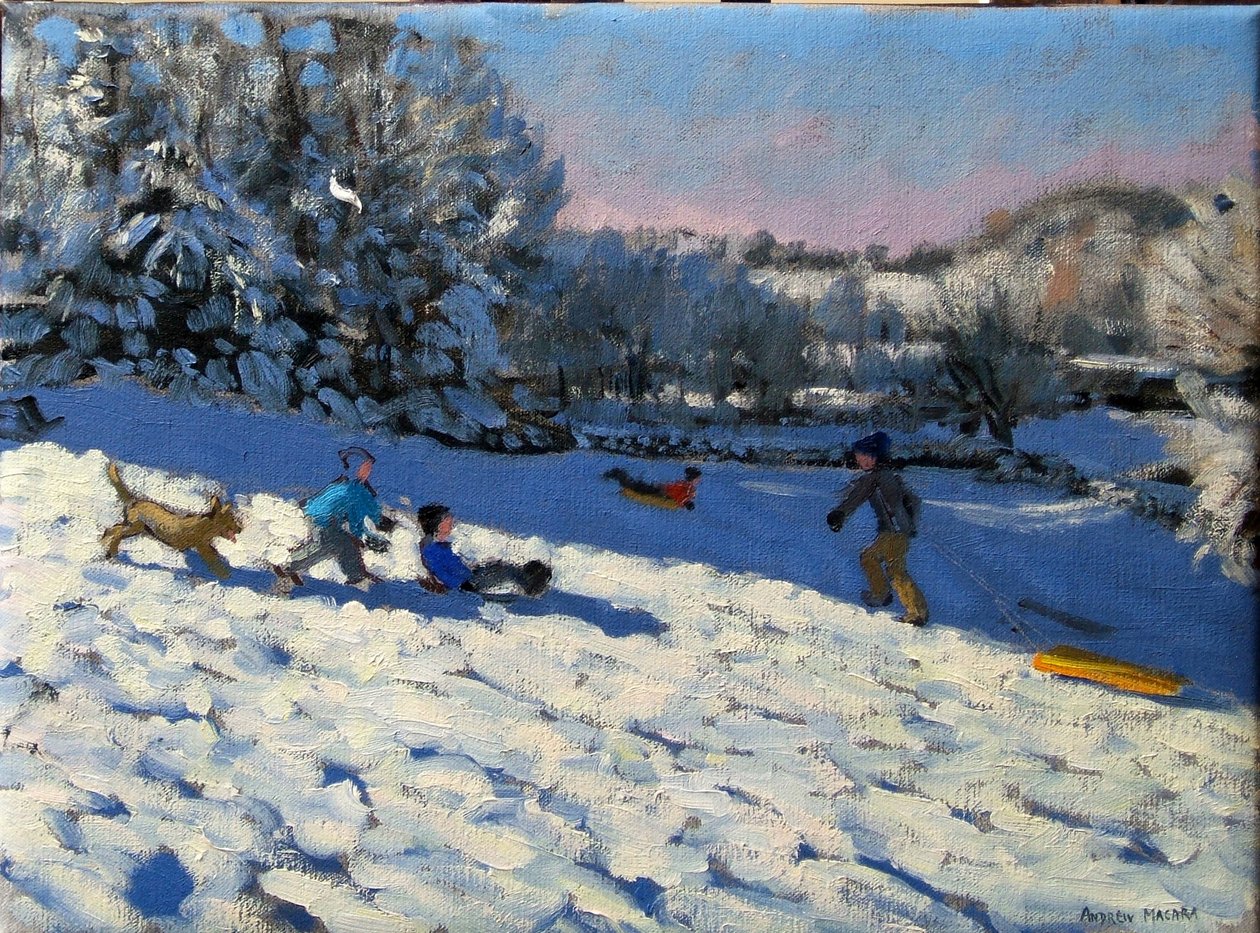 Kelkkailu lähellä Youlgreave, Derbyshire tekijältä Andrew Macara
