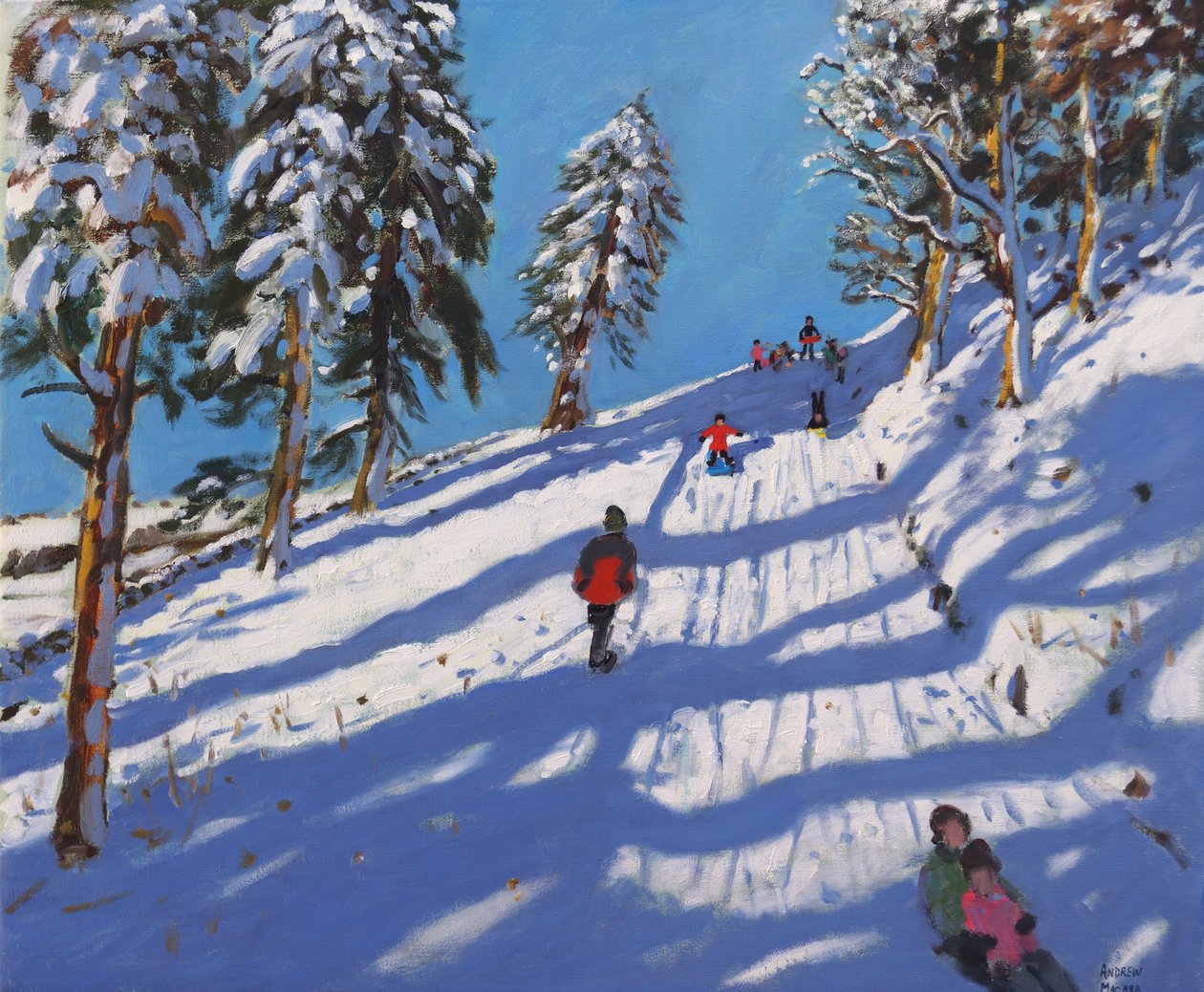 Kelkkailu, Hillside, Glossop, 2015, tekijältä Andrew Macara