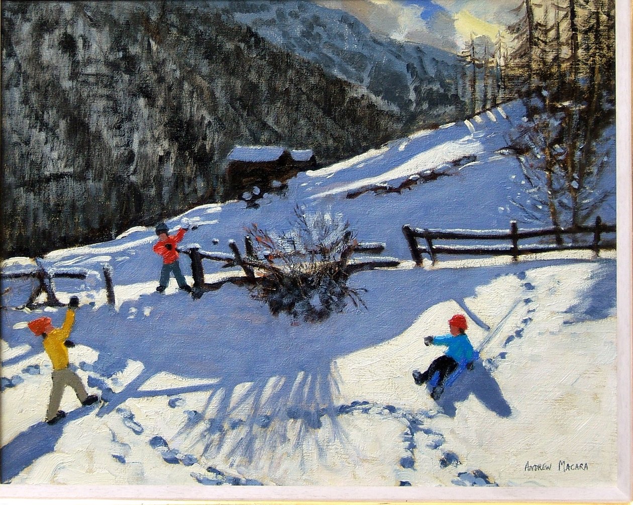 Lumipalloilijat, Zermatt tekijältä Andrew Macara