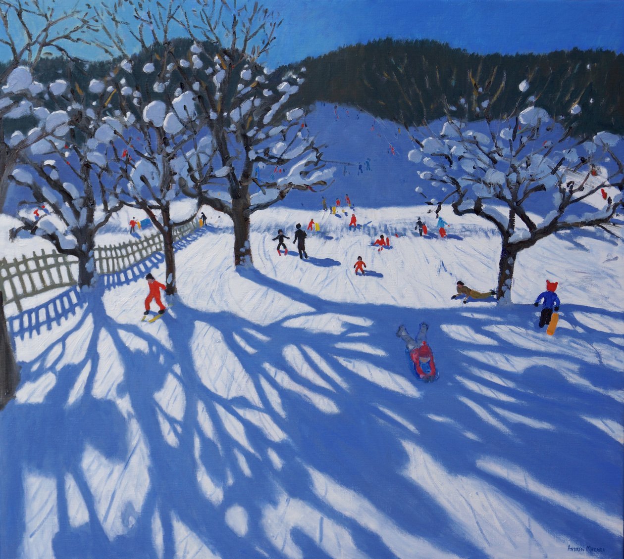 Orchard in Winter, Morzine, tekijältä Andrew Macara