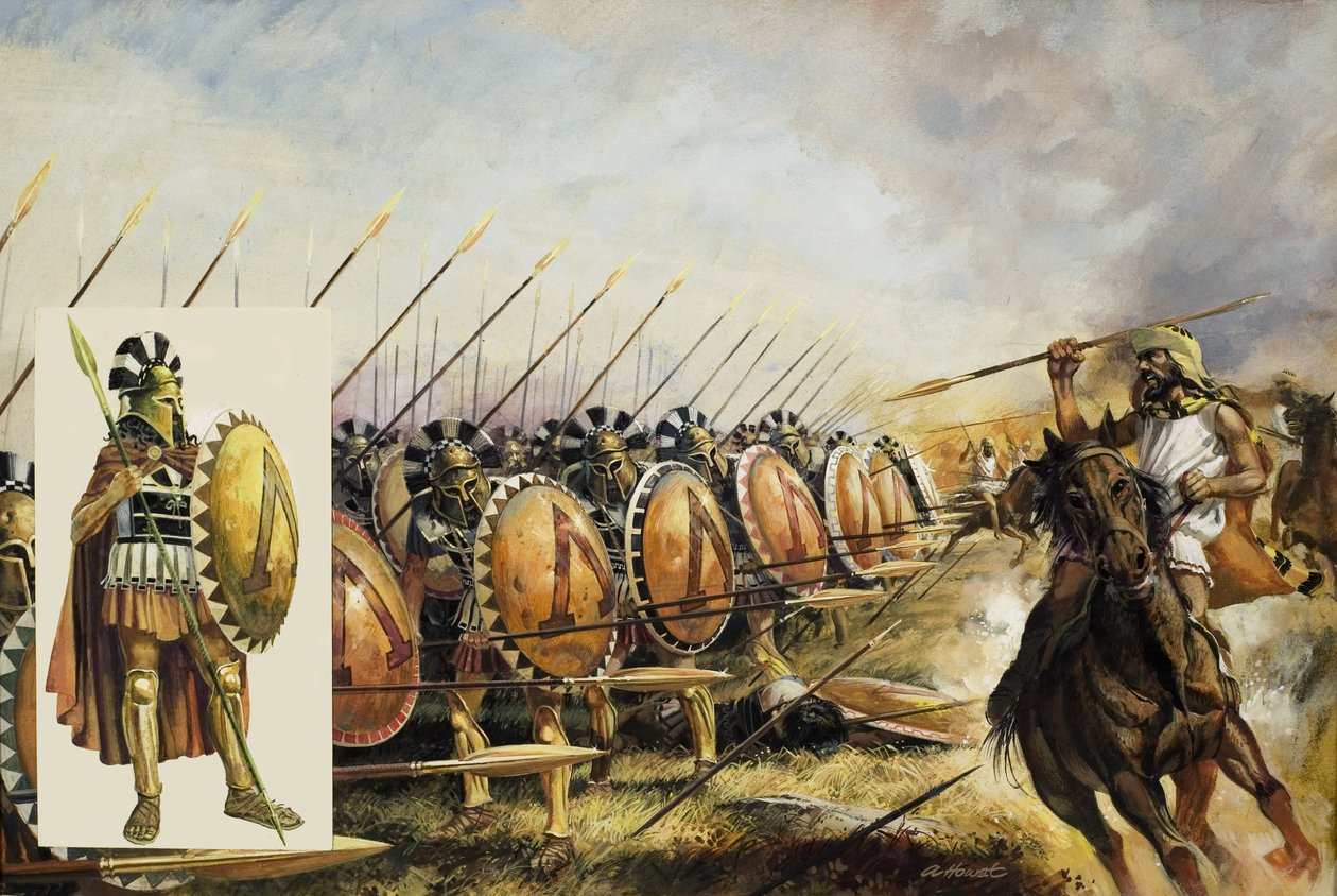 Spartan armeija (guassi paperille) tekijältä Andrew Howat