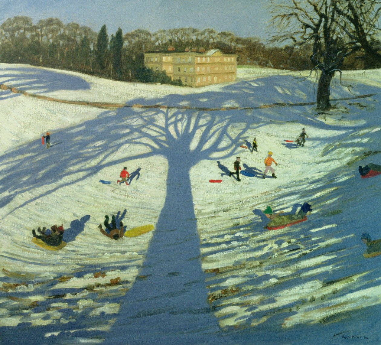 Calke Abbey House, talvi, 2002 tekijältä Andrew Macara