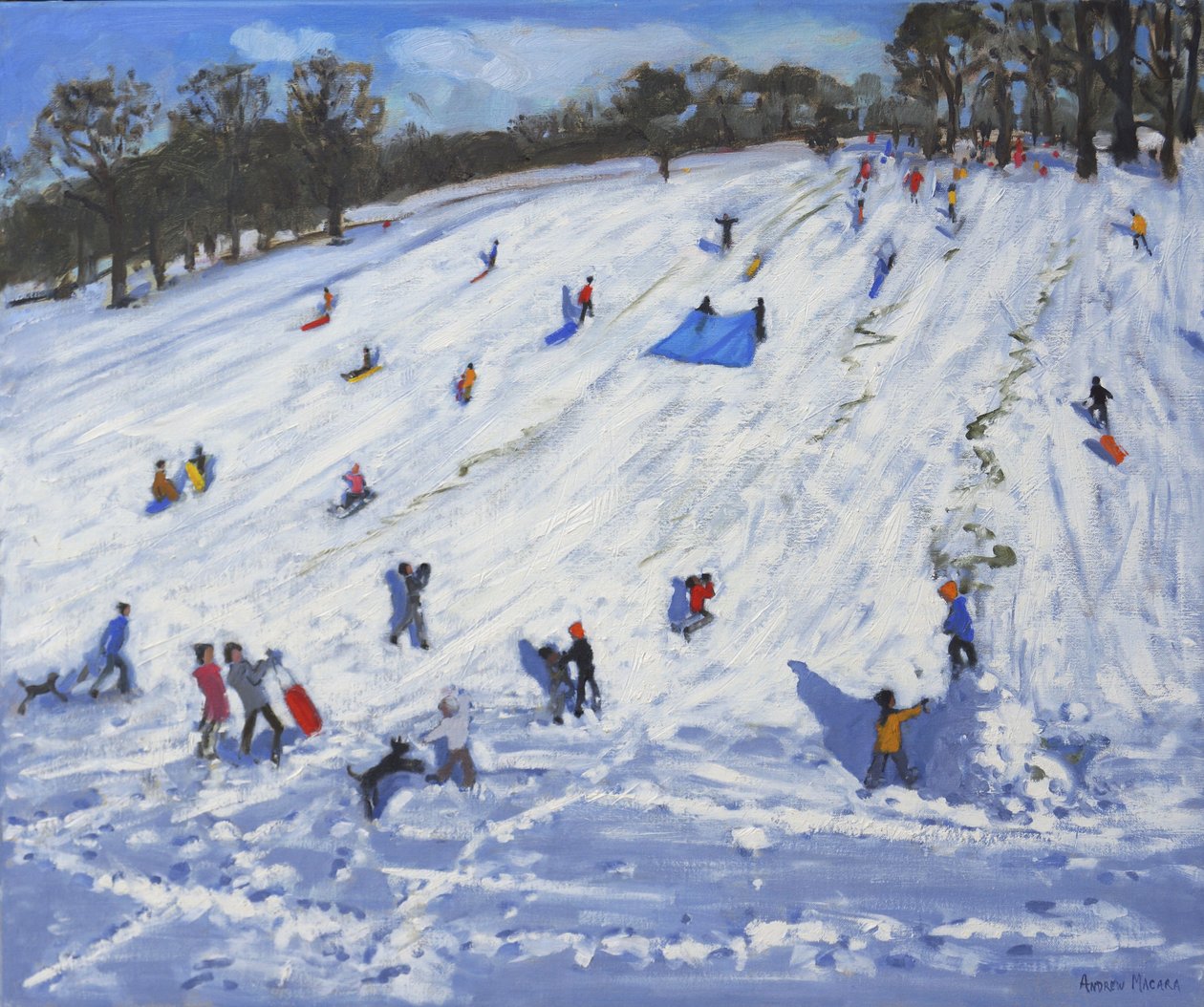 Suuri lumiukko, Chatsworth, 2012, tekijältä Andrew Macara