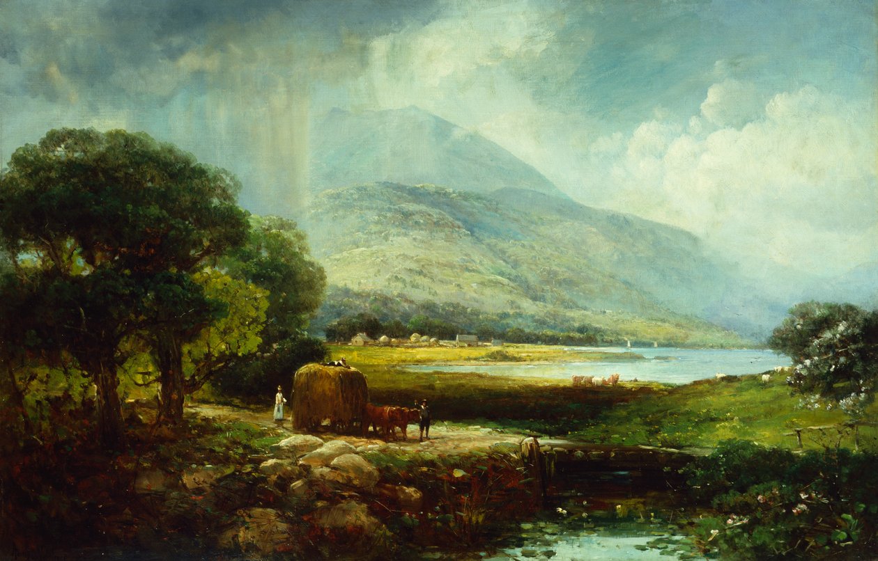 Mount Ascutney, Vermont (oli sobre tela) finlandès tekijältä Andrew Melrose
