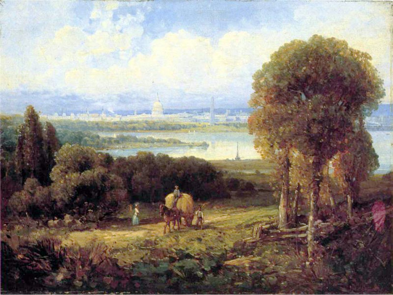 Washington in the Distance (öljy kankaalle) tekijältä Andrew Melrose