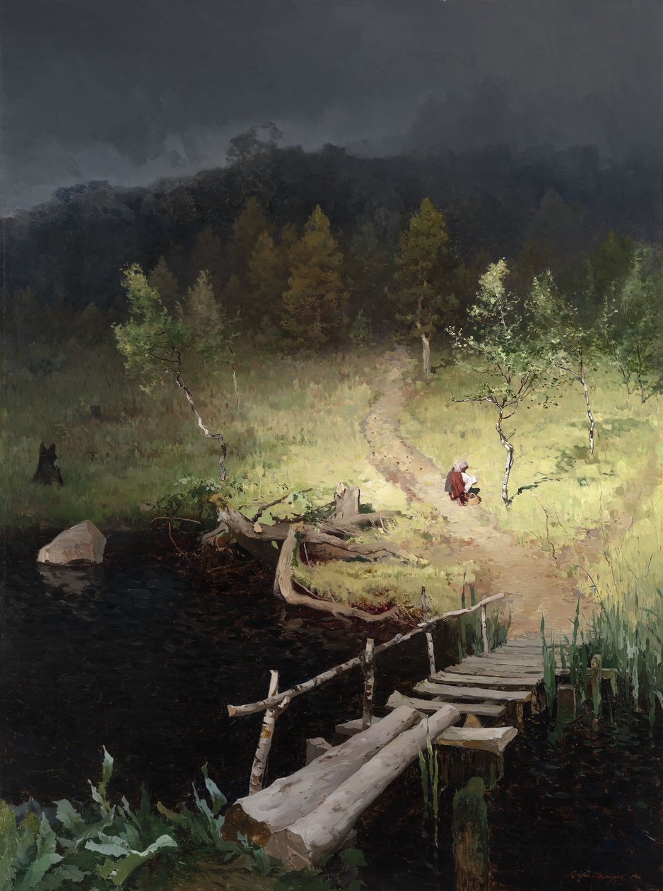 Ennen myrskyä, 1918 tekijältä Andrey Nikolayevich Shilder