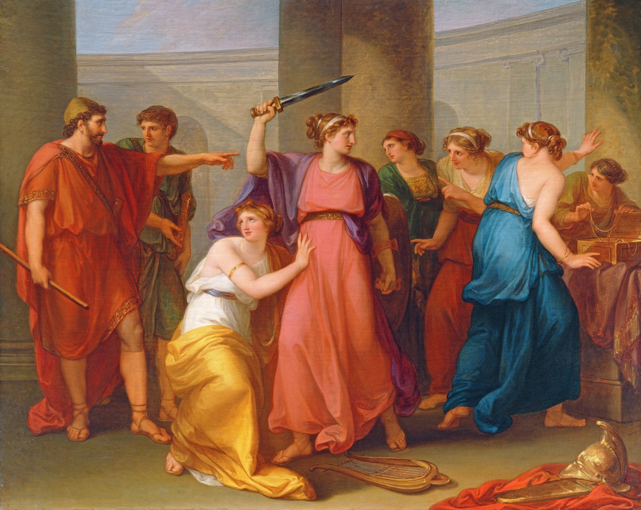 Akhilleus löydetty tekijältä Angelica Kauffmann