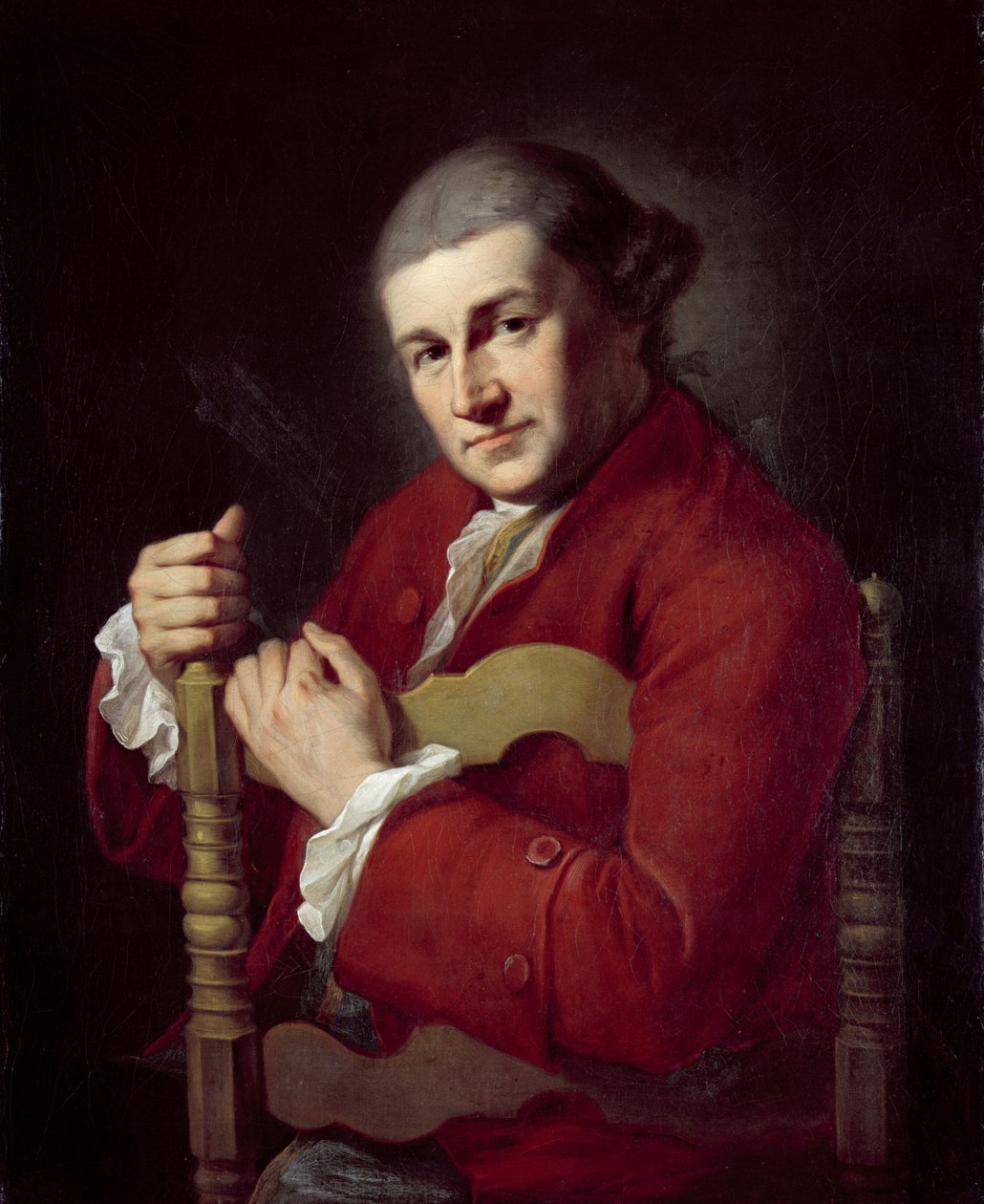 David Garrick (1717-79) tekijältä Angelica Kauffmann
