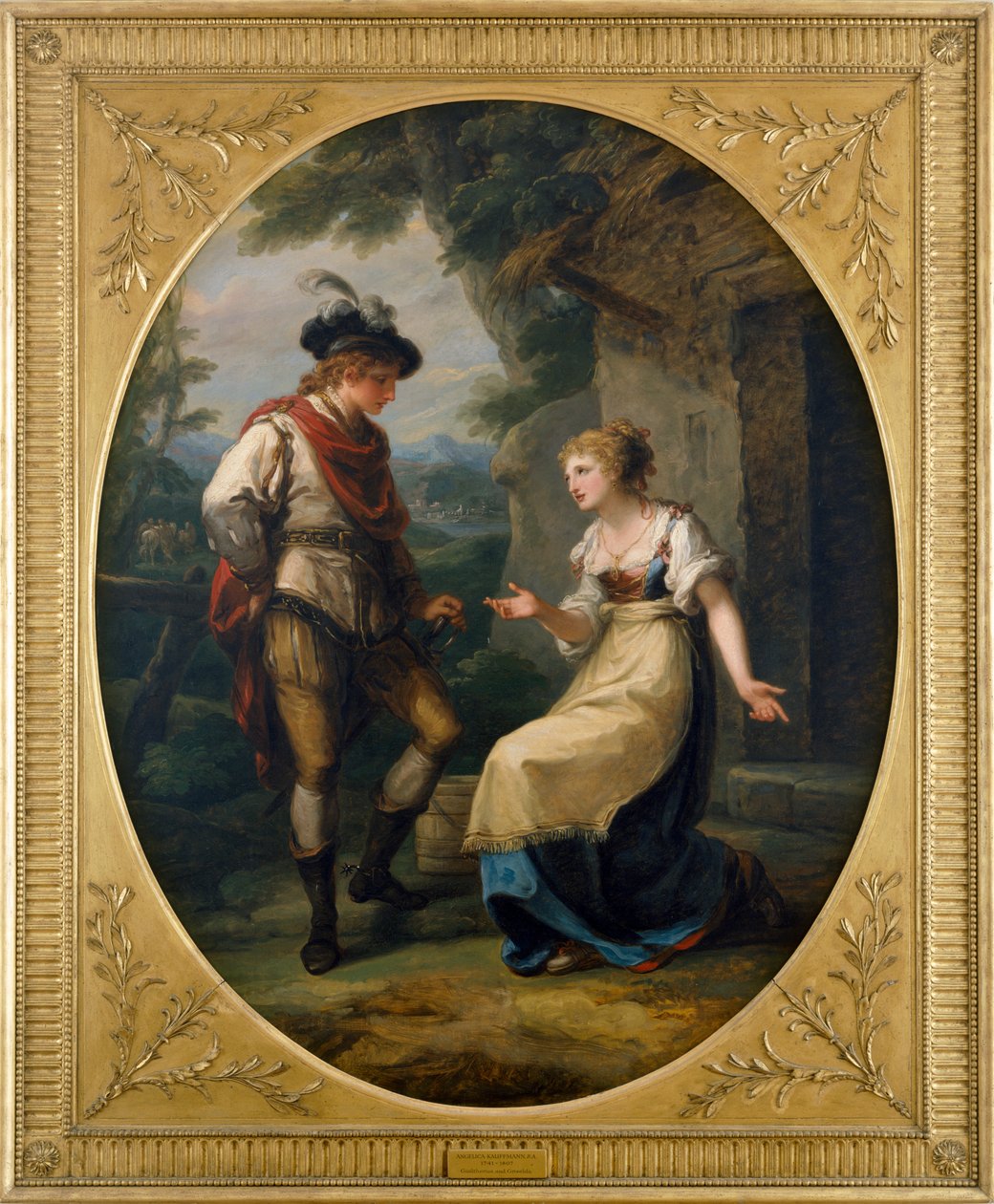Gualtherius ja Griselda (öljy kankaalle) tekijältä Angelica Kauffman