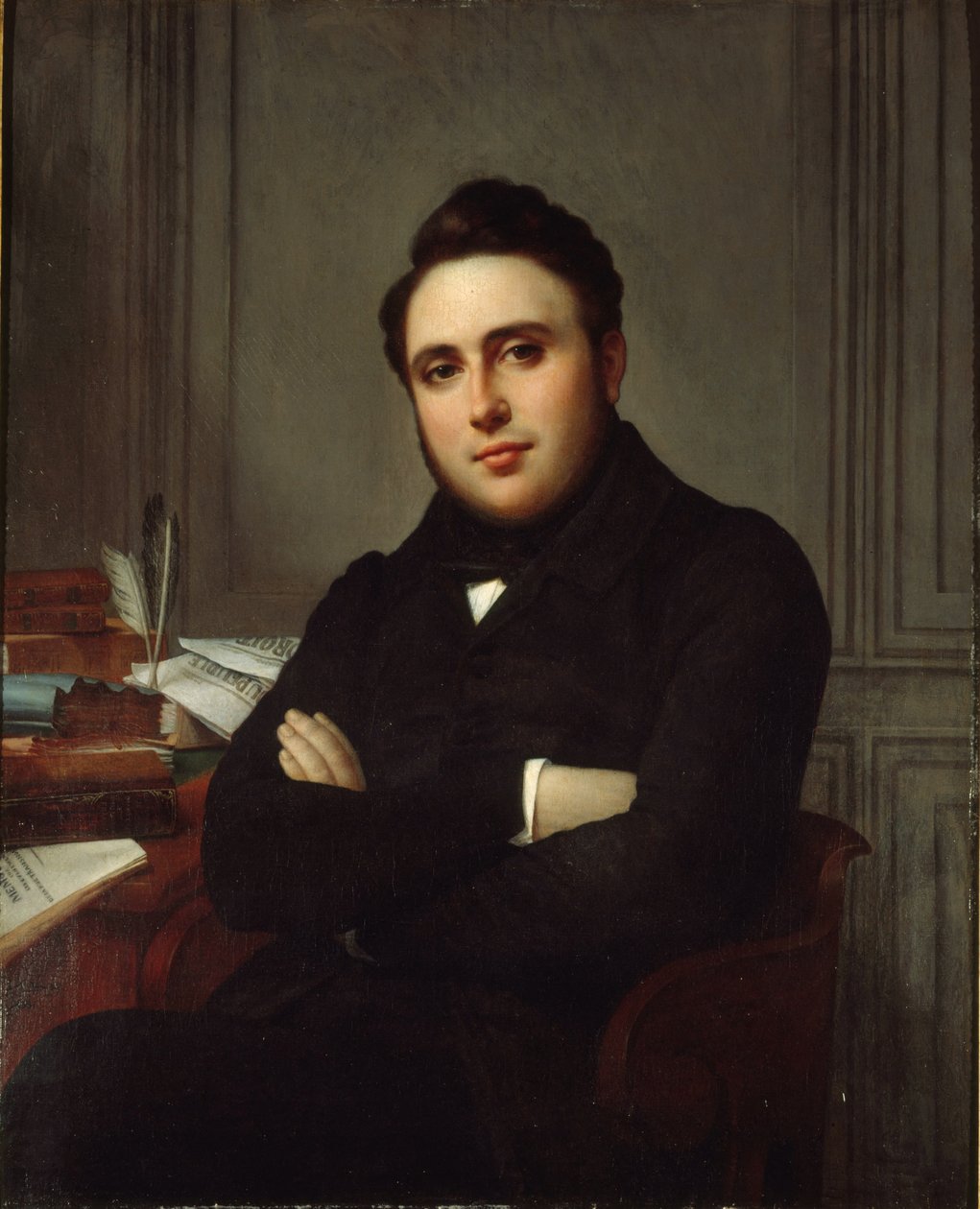 Alexandre Ledru-Rollinin muotokuva 1807-1874, 1838. tekijältä Angelique Mongez