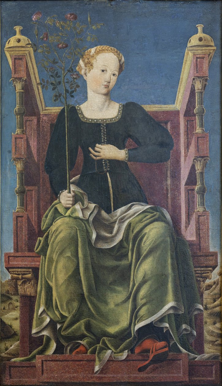 Muse Erato, noin 1455. tekijältä Angelo Maccagnino