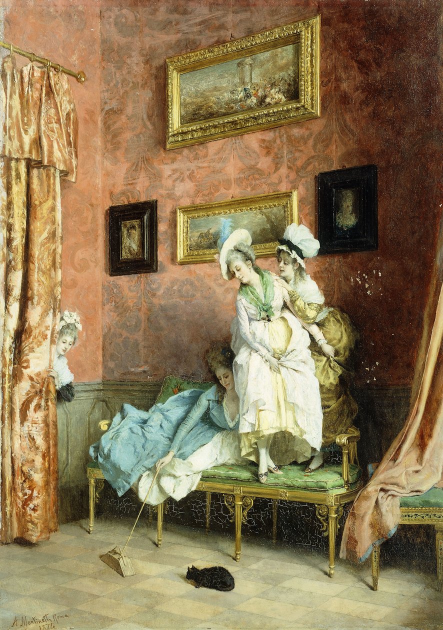 Vangittuna, 1874 tekijältä Angelo Martinetti