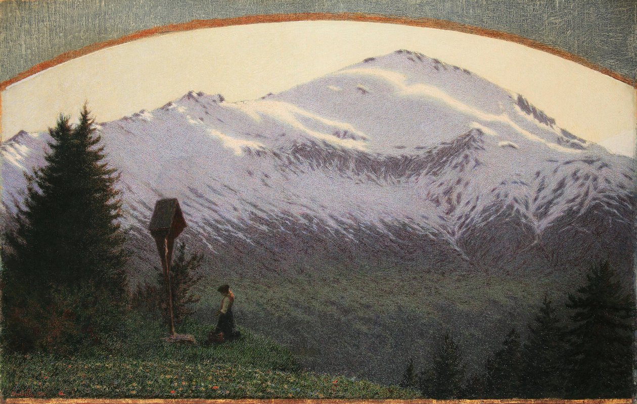 Terve illan Maria, 1910. tekijältä Angelo Morbelli