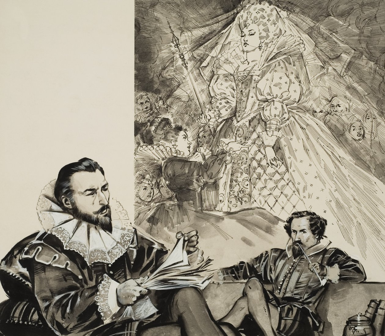 Faerie Queene (guassia paperille) tekijältä Angus McBride