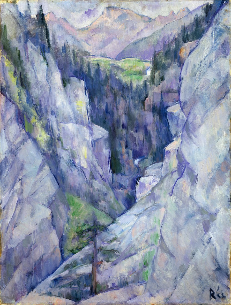 Ravine at Pians, 1921 tekijältä Anita Ree
