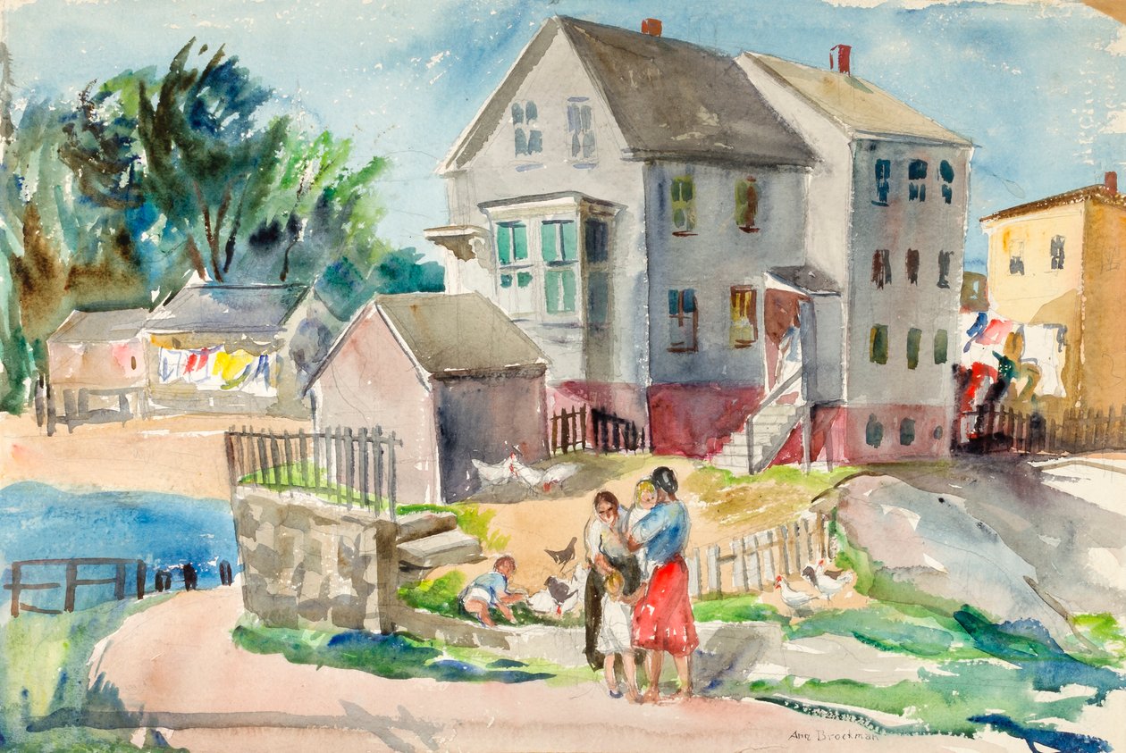 Maisema, n. 1943. tekijältä Ann Brockman