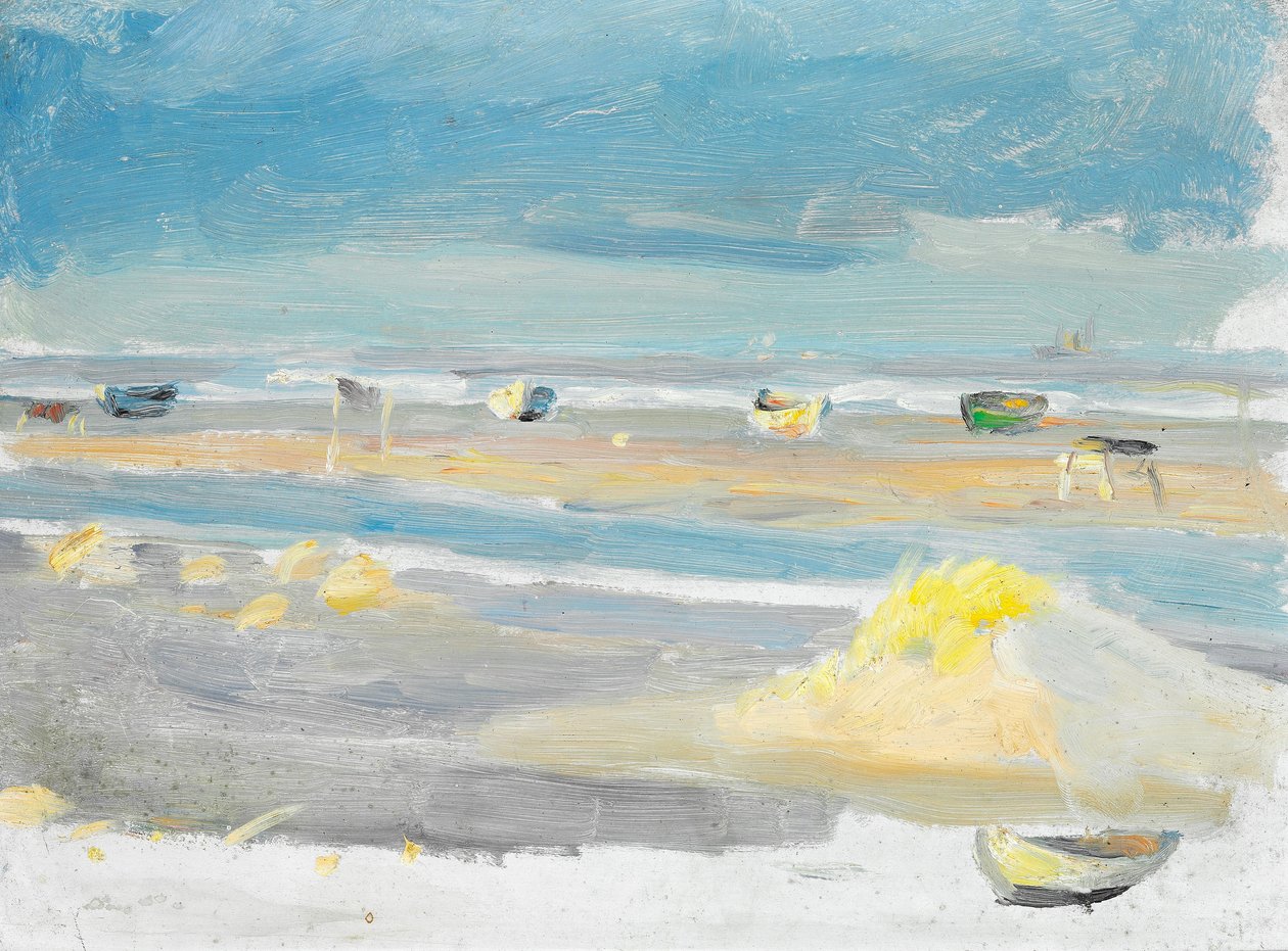 Veneet rannalla, Skagen. tekijältä Anna Ancher