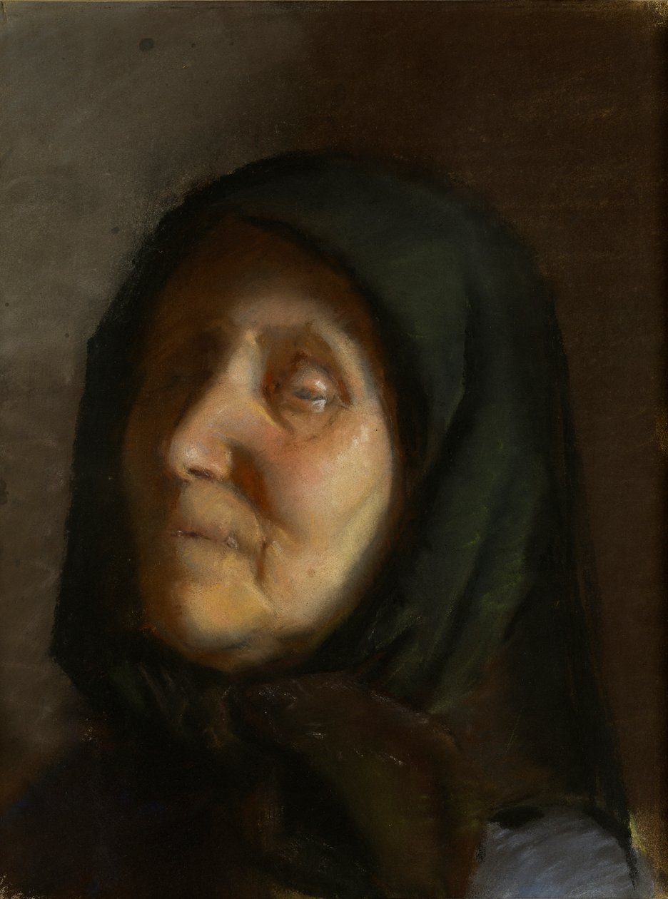 Tanskan kieli: Blind kone Sokea nainen tekijältä Anna Ancher