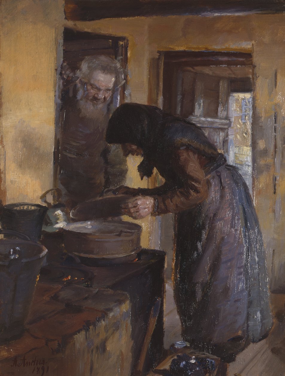 Keittiössä tekijältä Anna Ancher