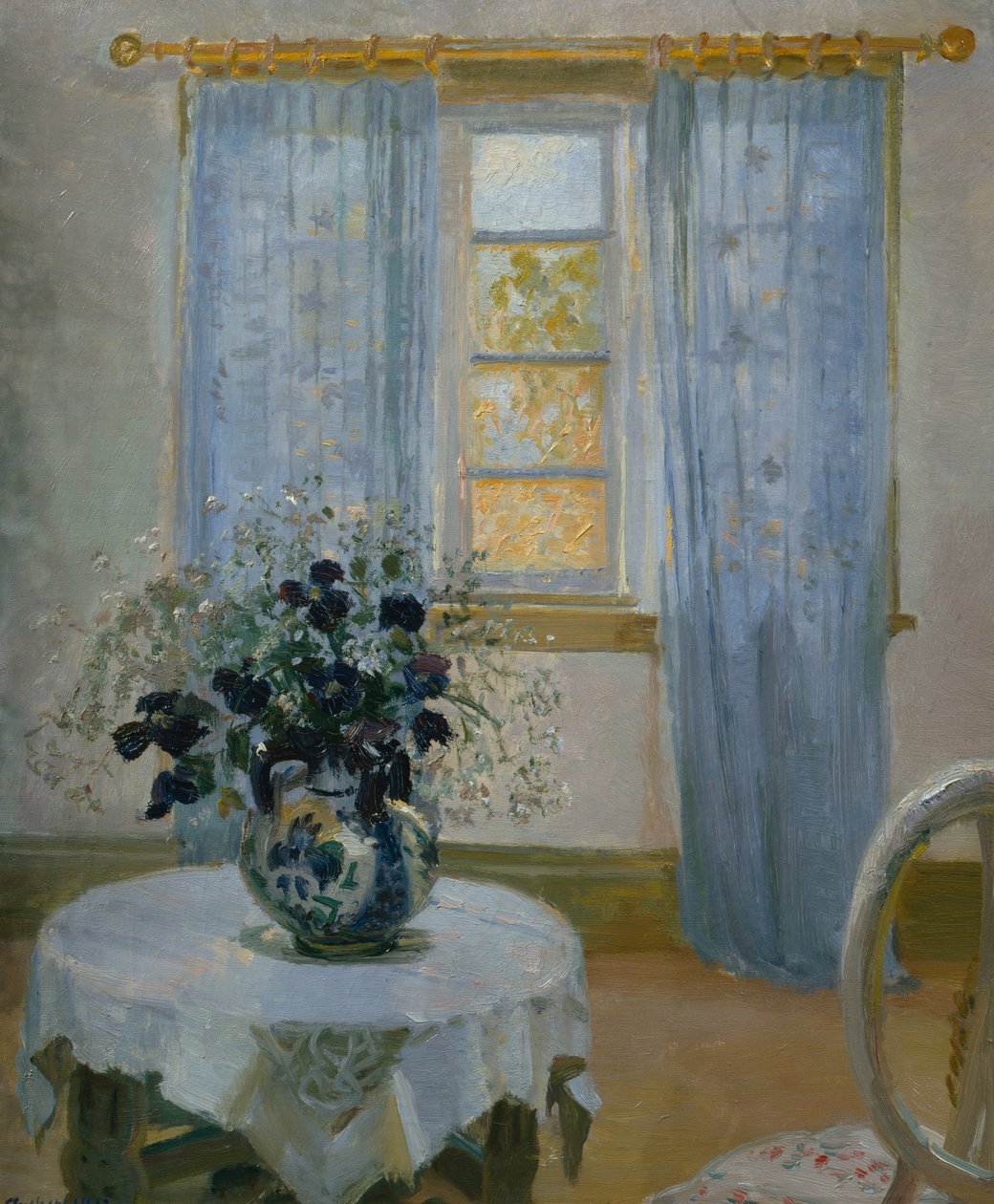 Sisätilojen klematis (kukka) tekijältä Anna Kirstine Ancher