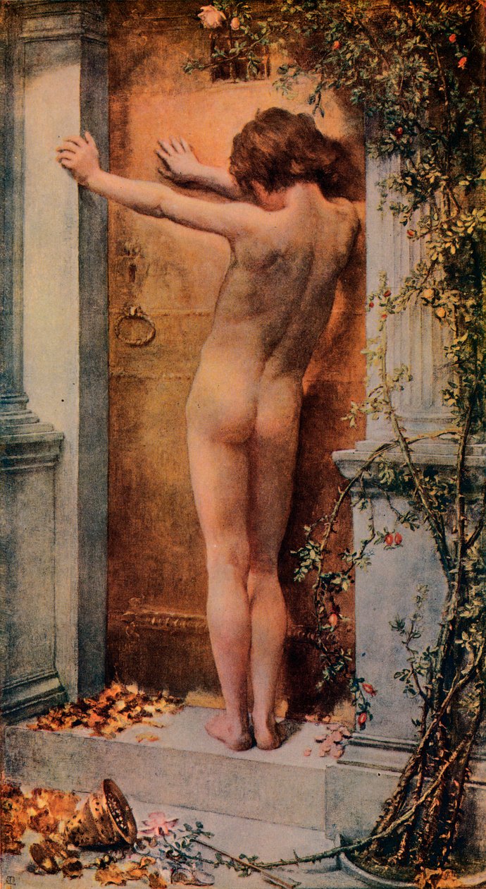 Love Locked Out, 1889, 1912 tekijältä Anna Lea Merritt