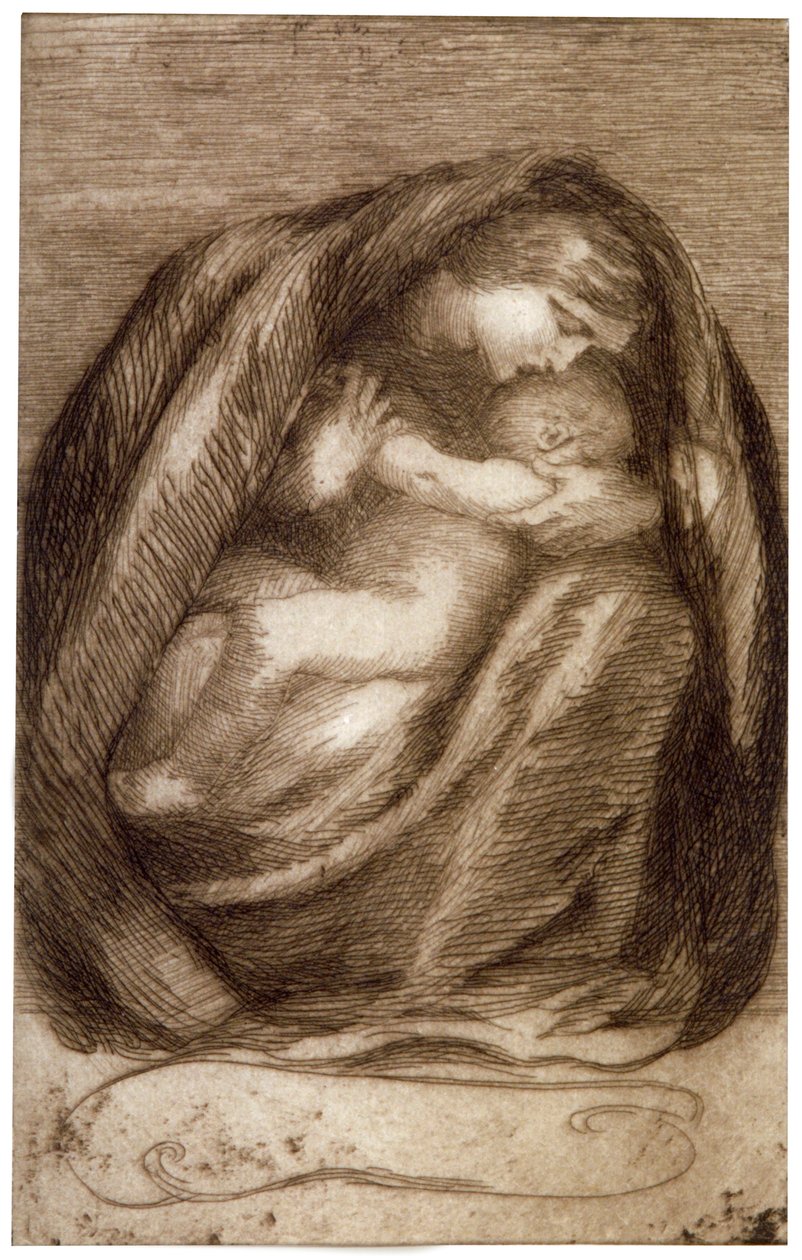 "Äiti ja lapsi", 1911 tekijältä Anna Lea Merritt