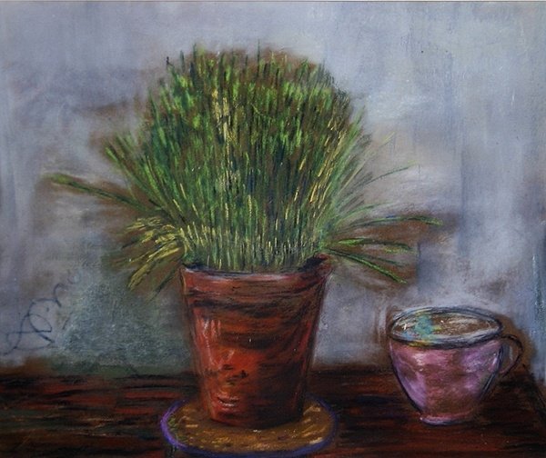 Catmint (pastelli paperille) tekijältä Anna de Noailles
