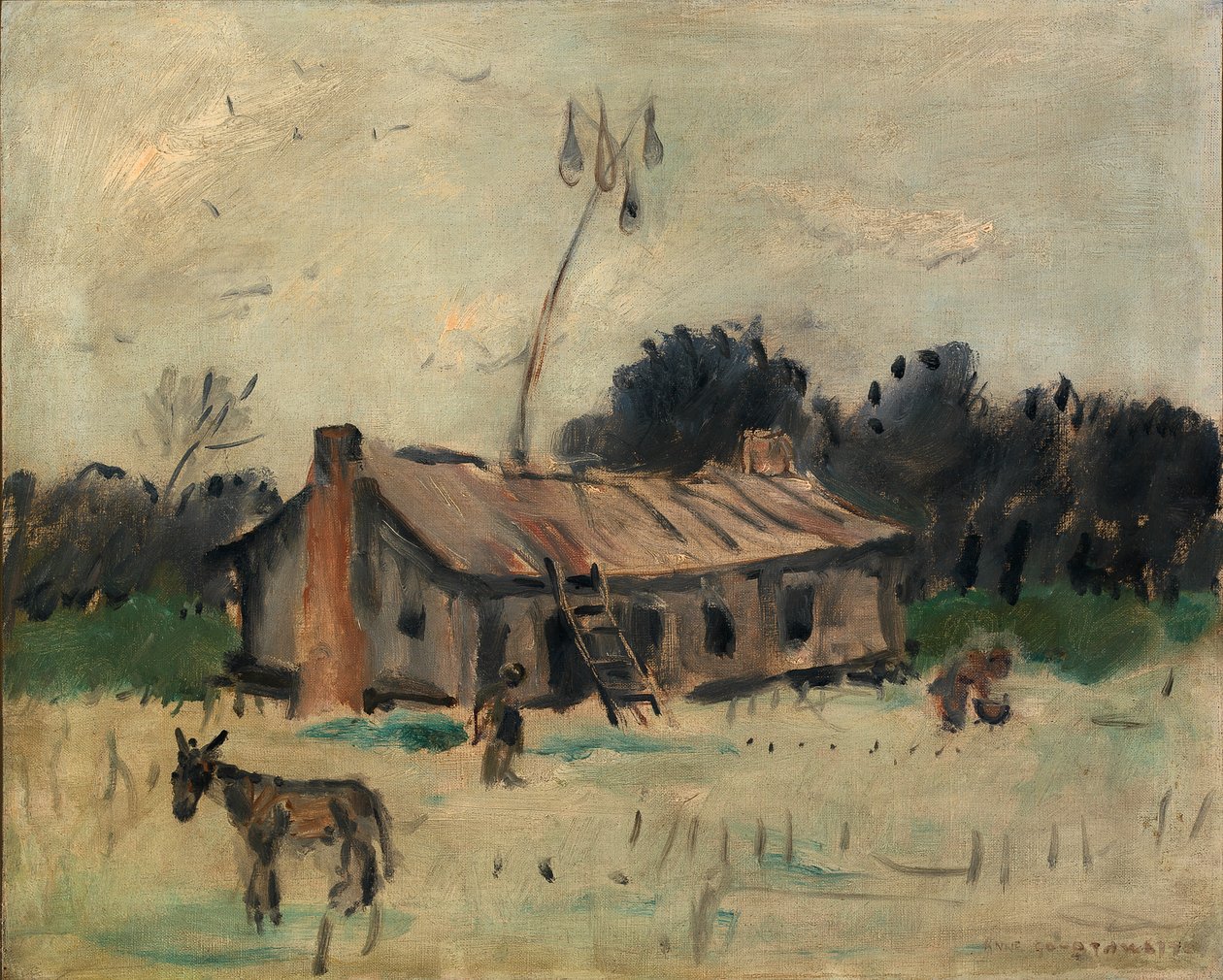 Mökki Alabamassa, n. 1915-1925. tekijältä Anne Goldthwaite