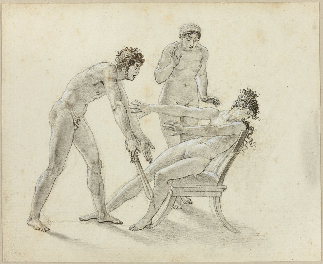 Hermione hylkää Oresten tekijältä Anne Louis Girodet de Roussy Trioson