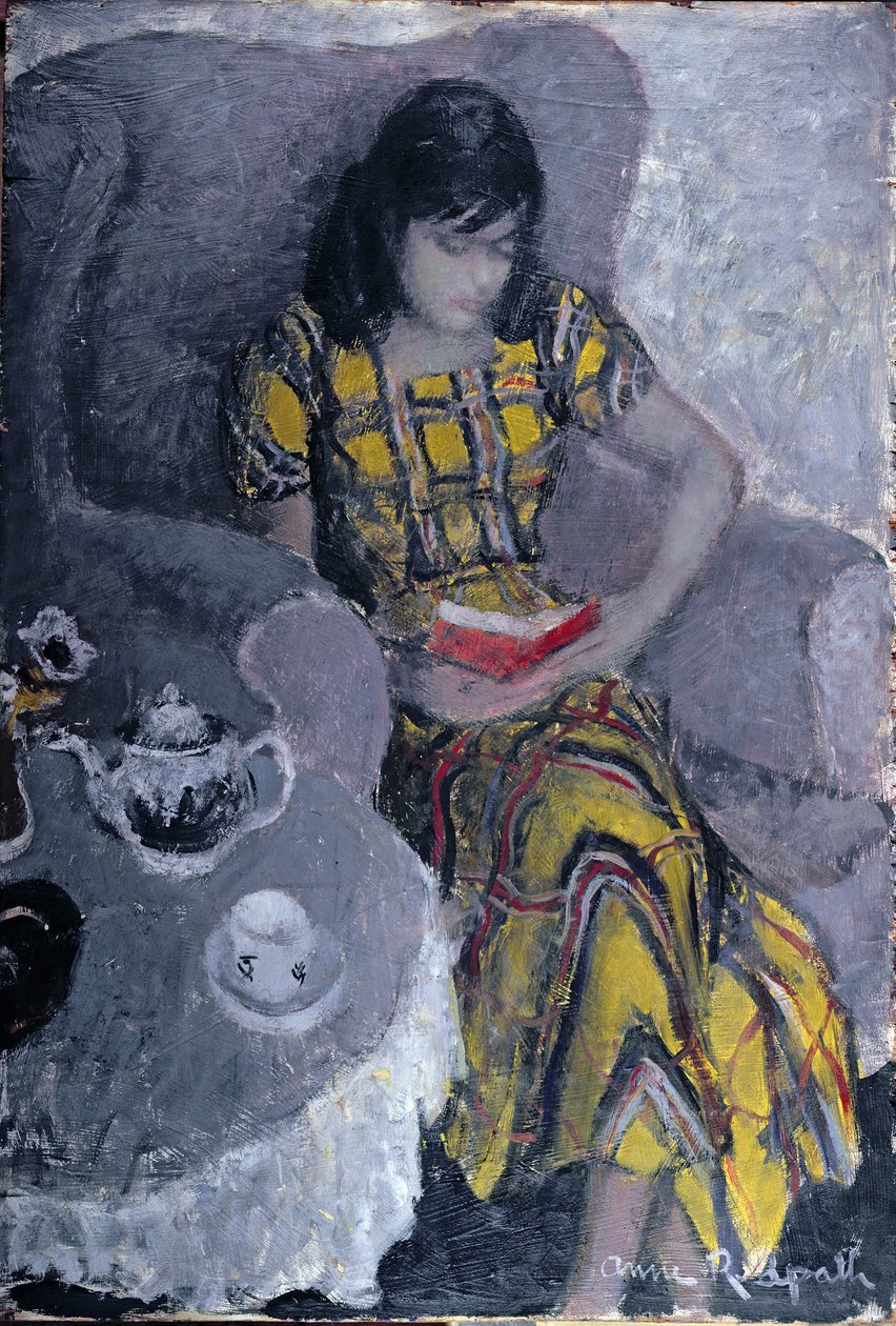 Eileen (oil on panel) tekijältä Anne Redpath