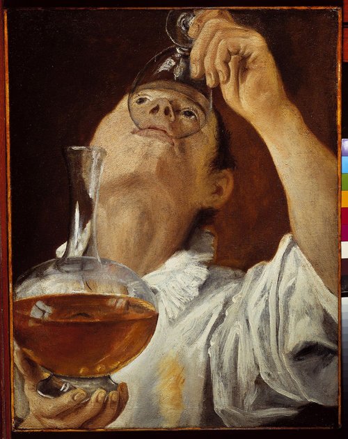 Poika juomassa tekijältä Annibale Carracci