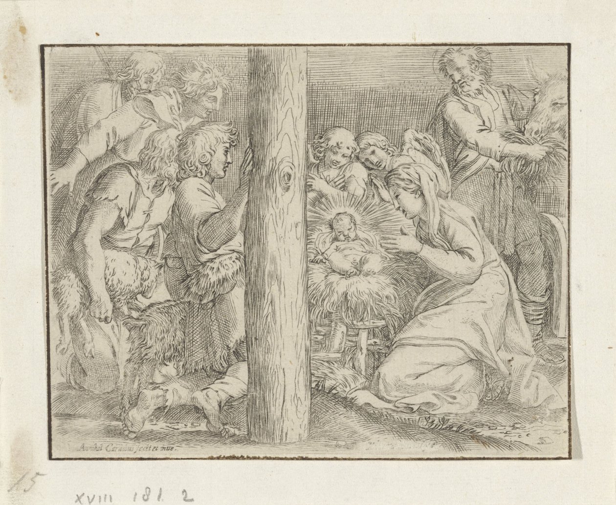 Paimenten palvonta tekijältä Annibale Carracci