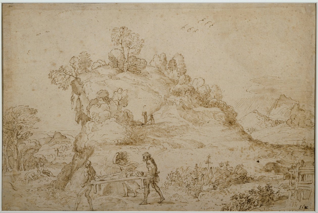 Maisema ja kuvat tekijältä Annibale Carracci