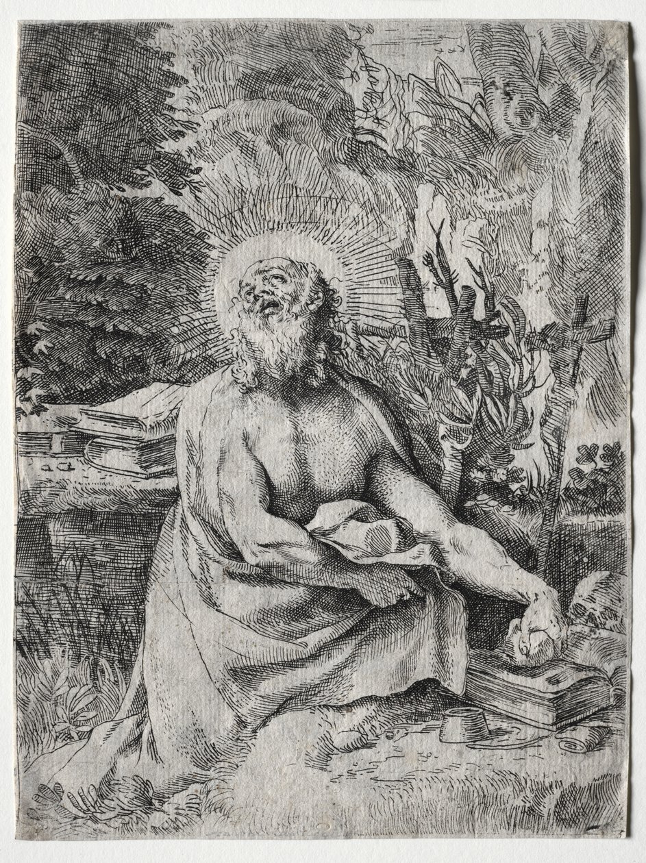 Pyhä Hieronymus tekijältä Annibale Carracci