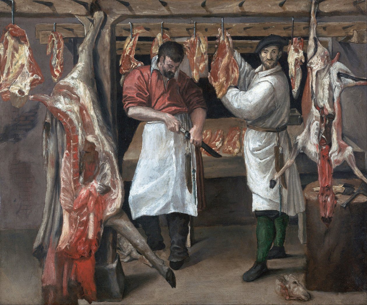 Teurastamon myymälä tekijältä Annibale Carracci